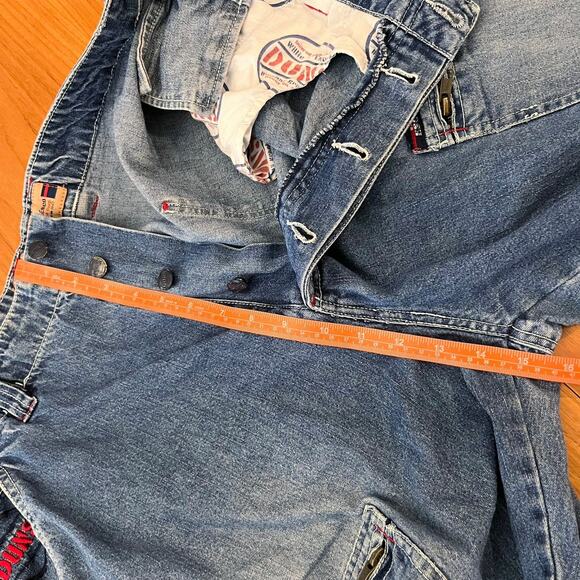 Willie Esco Duns Jeans 40 x 33 Fur Cargo Utility Baggy Loose 90s Y2K Street - Picture 10 of 16